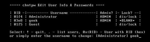 how to reset forgotten password